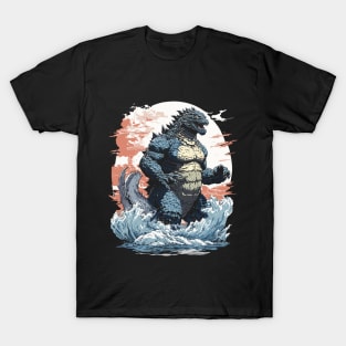 Godzilla monster in Japan T-Shirt